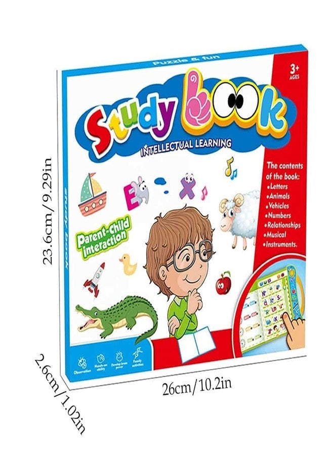 Qwick Click E-Book Musical 30 Activities Learning Book, Electronic Intelligent Book with All Learning Materials with Clear Voice with Touch Sensors for Kids | Multi Color - Image 3